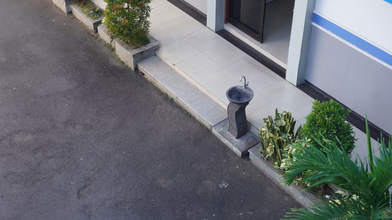 Driveway with Decorative Elements