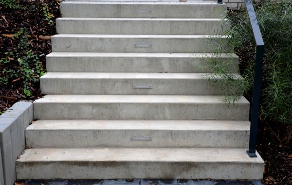 Poured Step Installation in Falls Church