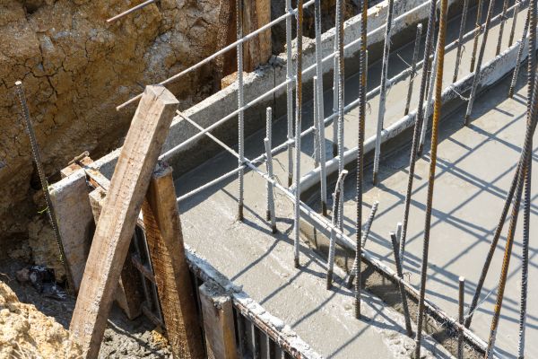 Concrete Footing Pouring in Falls Church