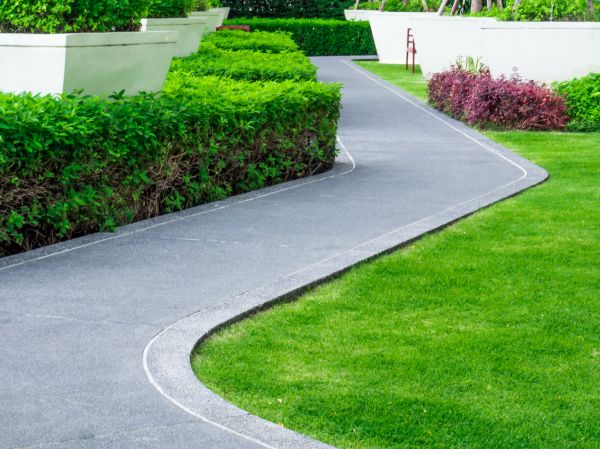 Walkway Curb Installation in Falls Church