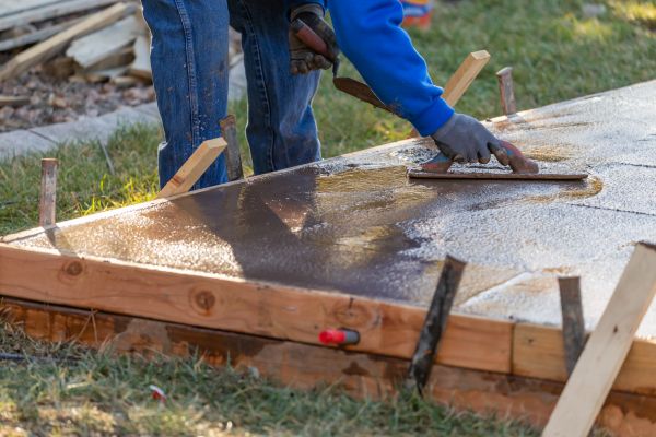 Patio Slab Construction in Falls Church