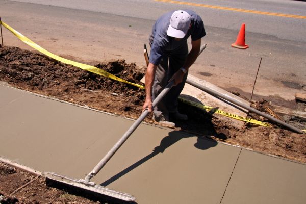 Sidewalk Building in Falls Church