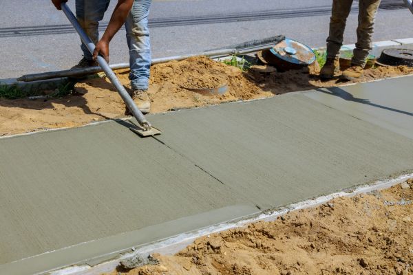 Cement Pathway Installation in Falls Church