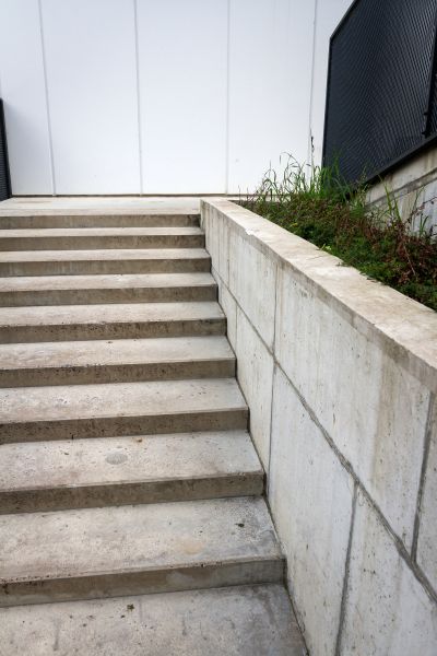 Cement Stair Installation in Falls Church