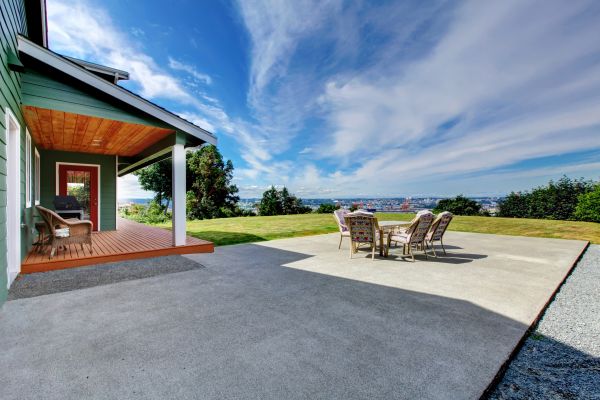 Backyard Concrete Paving in Falls Church