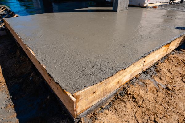 Outdoor Slab Installation in Falls Church