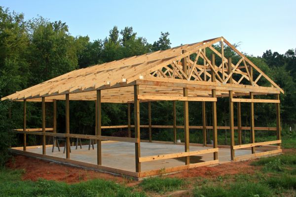 Barn Pad Installation in Falls Church