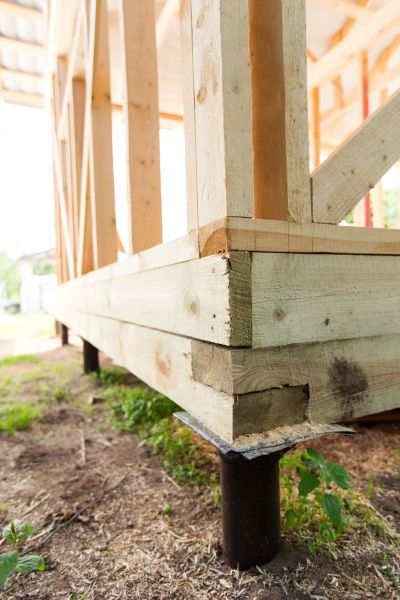 Barn Footing Construction in Falls Church